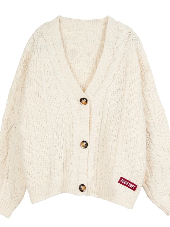 Taylor Swift Sweaters - Taylor Swift Red (Taylor's Version) Star Patch Cardigan M/L Official LE